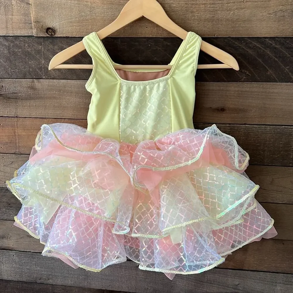 NWOT Revolution Dancewear Girl's Embraceable You Dress Dance Costume